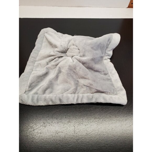 12 Inch Gray Elephant square with satin trim Lovee Plush - Picture 4 of 5